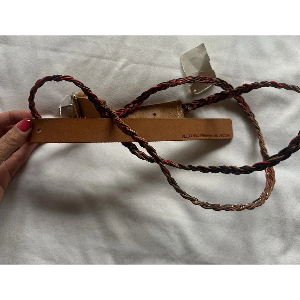 ARCHIVAL BLESS N°42 Braid Belt NWT Rare Plädoyer der Jetztzeit Lemaire Style S/0